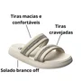 Birken Molekinha Infantil Feminina Branco Off Tira Cravejada 