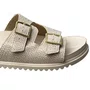 Birken Molekinha Infantil Feminina Creme Fivelas Douradas