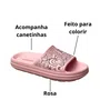 Birken Molekinha Infantil Feminina Rosa Acompanha Canetinhas 