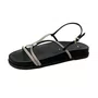 Birken Santa Lolla Feminina Preta Tira Cravejada