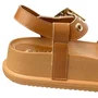 Birken Santinelli Feminina Ambar Fivelas Douradas 