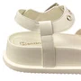 Birken Santinelli Feminina Marfim Fivelas Douradas