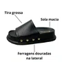 Birken Santinelli Feminino Preto Couro 