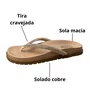 Birken Softli Feminina Cobre Tira Cravejada 