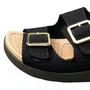Birken Softli Feminina Preto Fivelas Douradas 