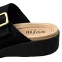 Birken Softli Feminina Preto Fivelas Douradas 