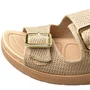 Birken Softli Feminina Sand Fivelas Douradas 
