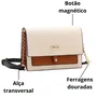 Bolsa Chenson Feminina Bege Alça Transversl 