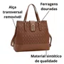 Bolsa Chenson Feminina Café Alça Mão 