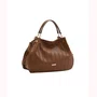 Bolsa Chenson Feminina Café Fechamento Zíper 