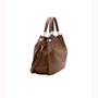 Bolsa Chenson Feminina Café Fechamento Zíper 