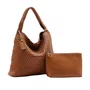 Bolsa Chenson Feminina Marrom Acompanha Necessaire