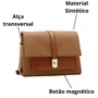 Bolsa Chenson Feminina Marrom Alça Transversal 