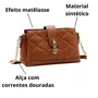 Bolsa Chenson Feminina Marrom Alça Transversal 