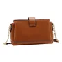 Bolsa Chenson Feminina Marrom Alça Transversal 