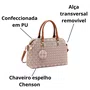 Bolsa Chenson Feminina Marrom Alça Transversal Removível 