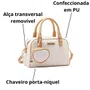 Bolsa Chenson Feminina Nude Alça Transversal Removível