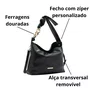 Bolsa Chenson Feminina Preta Alça Transversal Removível
