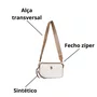 Bolsa Wj Feminina Branca Alça Transversal