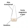 Bolsa Wj Feminina Off White Alça Transversal