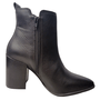 Bota Bottero Cano Curto Couro Preto