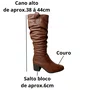 Bota Bottero Feminina Conhaque Couro 