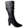 Bota Bottero Feminina Preto Couro 