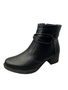 Bota Mississipi cano baixo salto 4cm preto