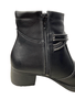 Bota Mississipi cano baixo salto 4cm preto