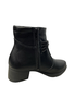 Bota Mississipi cano baixo salto 4cm preto
