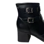 Bota Mississipi Feminina Preto Cano Baixo