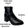 Bota Mississipi Feminino Preto Cano Baixo