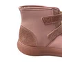 Bota Molekinha Feminina Infantil Rosa Luzes Led 