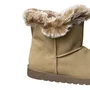 Bota Mooncity Feminina Bege Peluciada