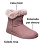 Bota Mooncity Feminina Pink Peluciada 