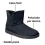 Bota Mooncity Feminina Preto Peluciada 