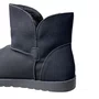 Bota Mooncity Feminina Preto Peluciada 