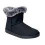 Bota Mooncity Feminina Preto Peluciada 