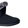 Bota Mooncity Feminina Preto Peluciada 