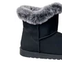 Bota Mooncity Feminina Preto Peluciada 