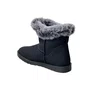 Bota Mooncity Feminina Preto Peluciada 
