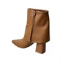 Bota Offline Feminina Caramel Salto Bloco