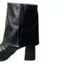 Bota Offline Feminina Preto Salto Bloco