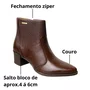 Bota Pegada Feminina Frontier Pinhão Couro