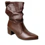 Bota Pegada Feminina Frontier Pinhão Couro 
