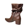 Bota Pegada Feminina Frontier Pinhão Couro 