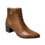Bota Pegada Feminina Pinhão Couro 