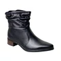 Bota Pegada Feminina Preto Couro 