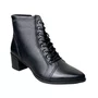 Bota Pegada Feminina Preto Couro
