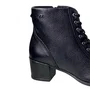 Bota Pegada Feminina Preto Couro